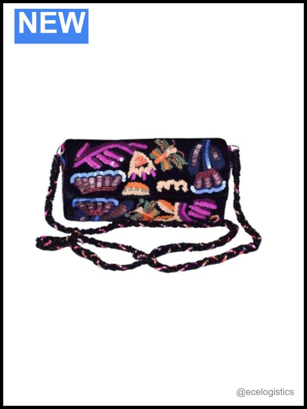 Handmade Beaded Velvet Clutch Purse, Evening Wedding Crossbody Shoulder Bag